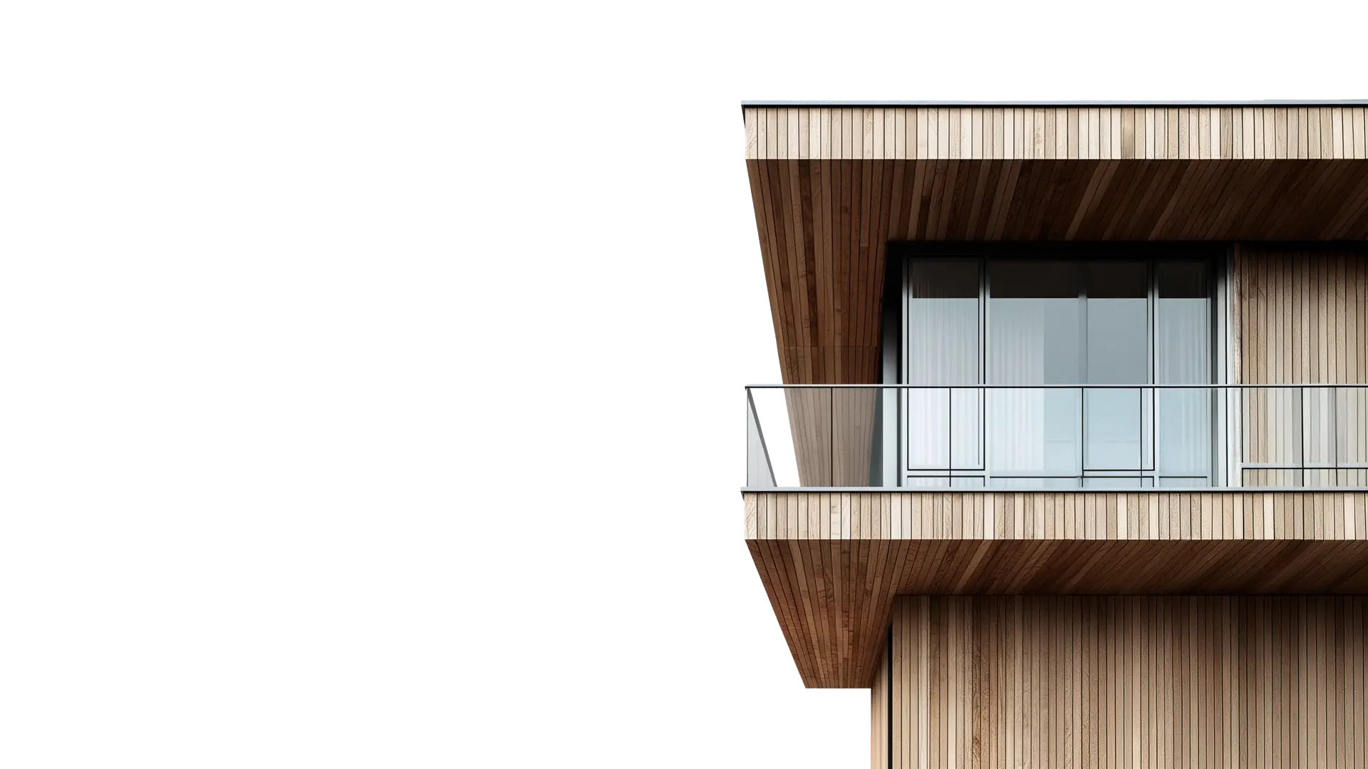 Foreground timber cutout